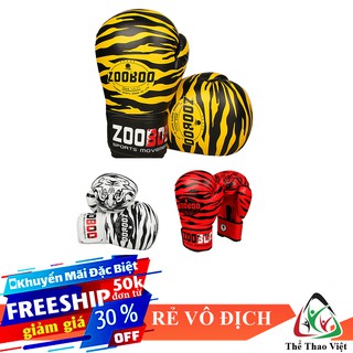 🎁 Găng tay boxing Zooboo mới 2021 ⚡FREESHIP⚡ Găng tay đấm bốc giá rẻ
