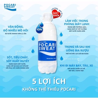 POCARI SWEAT- Pocari Sweat Nước Bổ Sung Ion 500ML thùng 24 chai