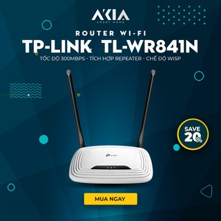 Router WiFi Chuẩn N Tốc Độ 300Mbps TP-Link TL-WR841N - Hàng Chính Hãng