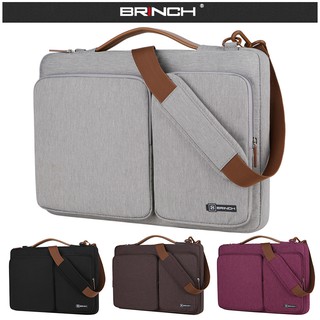 Túi chống sốc Laptop Macbook Brinch 2 ngăn chống nước quai đeo, xách (Chính hãng)