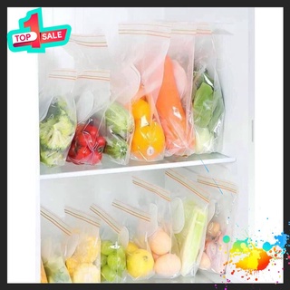 Túi zip đựng thực phẩm có ô ghi tên sản phẩm có thể tái sử dụng nhiều lần dùng trong tủ lạnh (1)