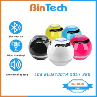 Loa Mini Trứng Bluetooth 360 Di Động Quả Cầu Tròn Hỗ Trợ Cắm Thẻ Nhớ Độc Đáo - BINTECH