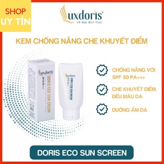 Kem chống nắng và che khuyết điểm LuxDoris SPF50 PA+++ bảo vệ khỏi tia UV dưỡng ẩm 50ml - Hàng chính hãng