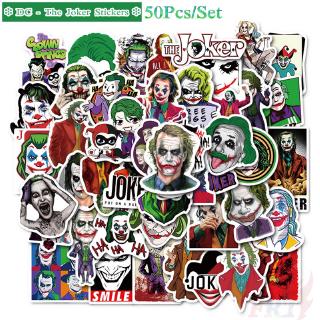 Bộ 50 miếng dán hình Joker DC seri 01 hỗn hợp trang trí laptop / vali / ván trượt