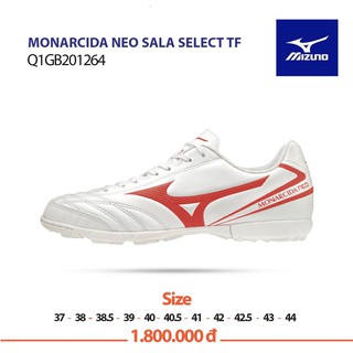 Giày Bóng Đá Cỏ Nhân Tạo Chính Hãng Mizuno Monarcida Neo Sala Select Trắng TF