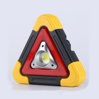 Đèn LED Cảnh Báo Nguy Hiểm Đa Năng Hình Tam Giác Kiêm Pin Sạc Dự Phòng Cho Ô Tô Xe Hơi