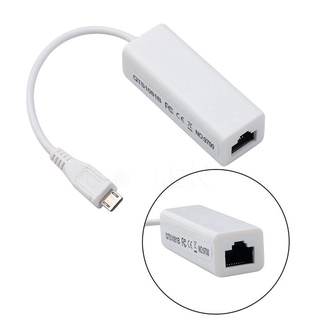 USB Mạng LAN / Cáp Chuyển Đổi Micro USB Kết Nối Mạng LAN 100mb Cho Điện Thoại / Máy Tính Bảng Android