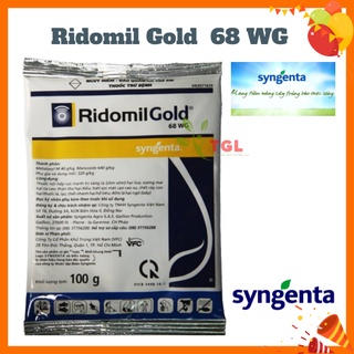 Thuốc Trừ Bệnh Cây Trồng Ridomil Gold 68wg (Gói 100g)