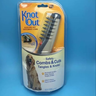 Dụng cụ chăm sóc lông thú cưng Knot Out tích hợp các lưỡi dao lõm💡💡💡