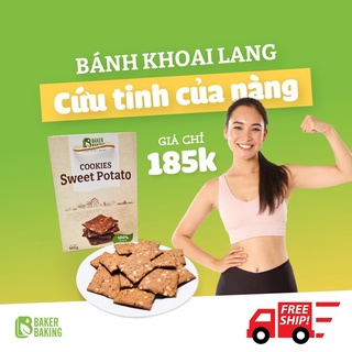 Bánh ăn kiêng - Bánh Khoai Lang dinh dưỡng, giảm cân lành mạnh,ít calo KL 500g