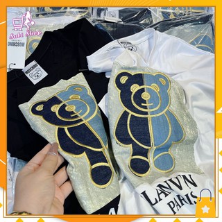 🆕 [New] Áo gấu lanvin chất coton đep mịn mát co giãn 4 chiều 2 màu đen trắng cao cấp 👕