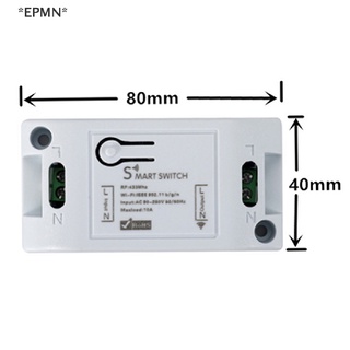 [[EPMN]] WiFi Smart Switch Timer DIY Wireless Switch Voice Control Smart Home Automation [Hot Sell]