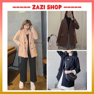 Áo blazer nữ 2 lớp, áo vest nữ Hàn Quốc - ZaZi BZ02