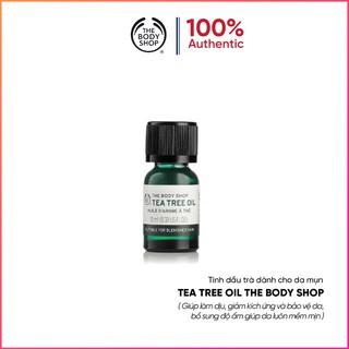 Tinh dầu trà dành cho da mụn tea tree oil The Body Shop