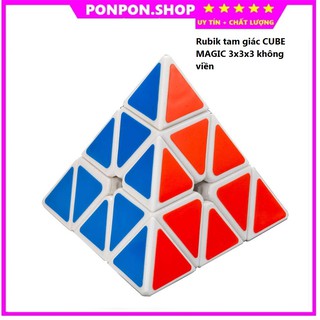 [HOT] Rubik CUBE MAGIC 3x3 Kim Tam Giác - Rèn luyện trí nhớ, sáng tạo - Chất liệu nhựa ABS cao cấp an toàn