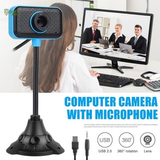 ✅(Bảo hành 06 tháng)Webcam Chân Cao có mic dùng cho máy tính có tích hợp mic và đèn Led trợ sáng-Webcam máy tính để bàn (1)