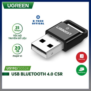 Thiết bị USB thu Bluetooth 4.0 dùng trên máy tính và laptop UGREEN US192 (1)