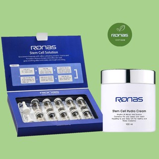 [Ronas Official] COMBO TIẾT KIỆM Tế Bào Gốc Ronas + Kem Hydro Stem Cells Korea