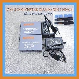COMBO 10 CẶP CONVERTER QUANG 1100S A/B + 20 ĐẦU FAST SC UPC