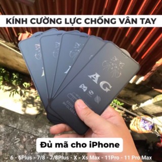 Kính Cường Lực IPhone Chống Vân Tay Cho Điện Thoại iPhone - Cường Lực Full Màn Hình iPhone