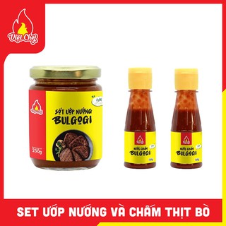 Combo 1 Sốt Ướp Nướng Bulgogi & 2 Chai Nước Chấm Bulgogi - Việt Chef