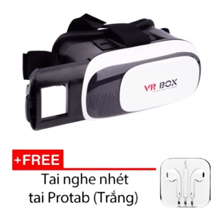 Kính thực tế ảo VR Box + tặng tai nghe nhét tai