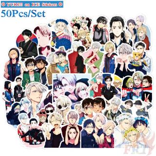 ❉ YURI!!! on ICE - Series 02 Anime Stickers ❉ 50Pcs/Set Mixed Luggage Laptop Skateboard Doodle Stickers