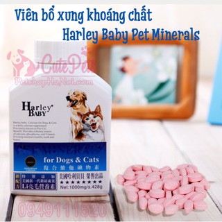 [Combo 10viên] Viên Bổ xung khoáng chất vi lượng Harley Baby Pet Minerals - petshophanoi