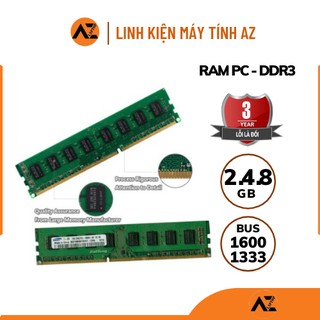 Ram PC DDR3 2GB / 4GB /8GB BUS 1333/1600 (Bảo Hành 36 Tháng) (1)