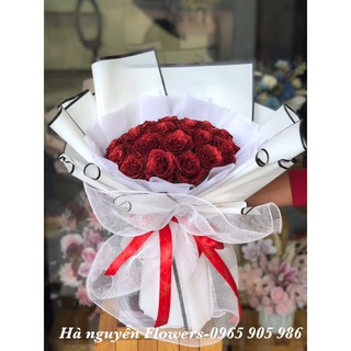 [Quà Valentine,SINH NHẬT]_ Bó hoa hồng nhũ 25 bông + tặng kèm thiệp