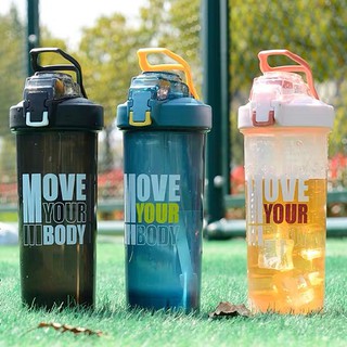Bình nước thể thao 800ml bằng nhựa cao cấp an toàn sức khỏe shaker tập gym 3 màu sắc unisex Harry's Bottle