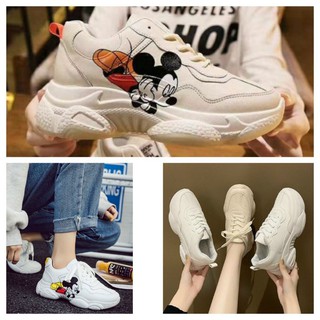 Giày nữ 👟 Freeship 👟 Giày thể thao hình chuột Mickey độn 5cm siêu êm