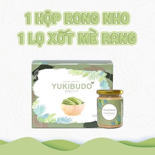[TẶNG 1 LỌ SỐT MÈ RANG] Rong Nho Tách Nước Yukibudo Organic Khánh Hòa