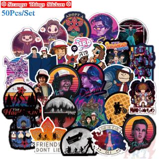 ❉ Stranger Things - Series 01 Netflix TV Shows Joyce Byers Eleven Mike Lucas Stickers ❉ 50Pcs/Set DIY Fashion Mixed Luggage Laptop Skateboard Doodle Decals Stickers