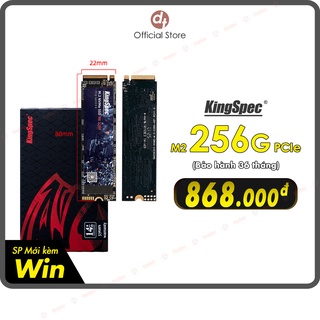 Ổ cứng SSD KingSpec 256GB cài sẵn Win 10 , M2 PCIe NVMe | NE 256 - Hàng Chính Hãng