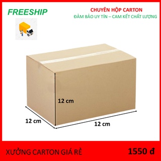 [FREESHIP]Combo 20 hộp carton 12X12X12 đóng hàng giá rẻ quận Cầu Giấy, Hà Nội