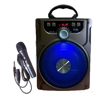 Loa bluetooth hát karaoke P87 P88 P89 tặng 1 micro hát karaoke V2