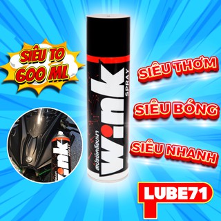 Chai Xịt Bóng Xe Wink Spray 600ml Lube71 Thailand