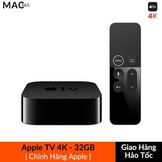 | Chính Hãng Apple | Apple TV 4K Gen 5 Dung Lượng 32GB / Thiết Kế Nhỏ Gọn/ Vi Xử xý A10X Mạnh Mẻ, Ram 3G/ Chuẩn 4k, HDR