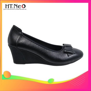 Giày nữ trung niên ♥️ HT.NEO ♥️ da bò cao cấp đế cao su tự nhiên 100% cực mềm cực êm chân tôn dáng và lịch sự (nu05-ndv)