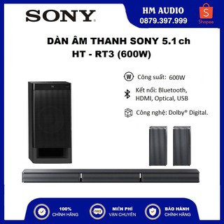 Dàn âm thanh Sony HT-RT3 Công suất 600W, Hàng chính hãng