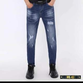 Quần jean nam tenji ad0301tg quần bò nam xanh trẻ trung cá tính thời trang mẫu mới tenji store 1 (44 - 70KG)