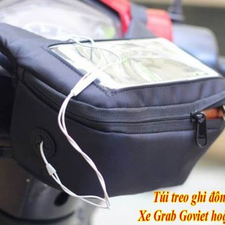 Túi đựng vật dụng điện thoại gắn ghi đông xe máy cho grab