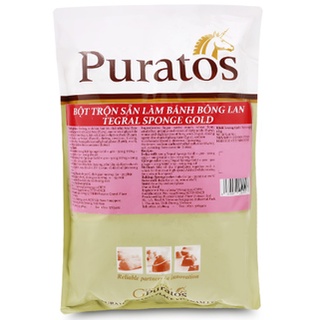 Bột trộn sẵn bánh bông lan Puratos 1kg
