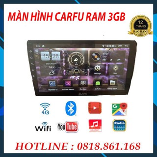 Màn hình android CARFU RAM 3gb 🔥 gắn các dòng xe ( sim 4g,wifi,blutool,giọng nói,vietmap s1,navitel,youtobe ẩn )