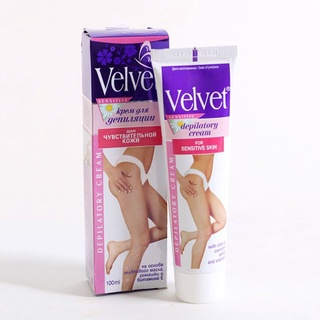 Kem tẩy lông Velvet và Vitamin E cho da nhạy cảm 100ml