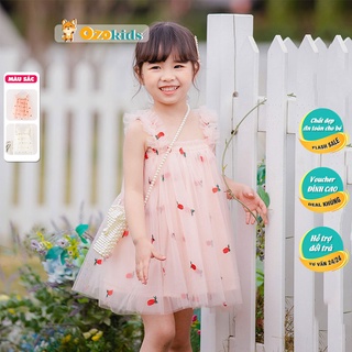 Váy 2 dây cho bé gái Ozokids điệu đà V0401024 (8 tháng - 5 tuổi)