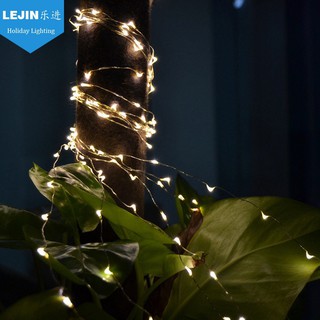 Bộ đèn led trang trí dài 5 mét + có sẵn pin dùng trang trí lễ giáng sinh cây thông Noel