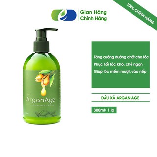 Dầu xả thảo dược ArganAge dưỡng tóc bóng mượt, ngăn rụng tóc, phục hồi và kích thích tóc mọc NHANH KHOẺ 300 ML