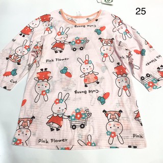 [Organic cotton] Áo tay lỡ size 130 (từ 22-27kg) cotton giấy May-kids xuất Hàn